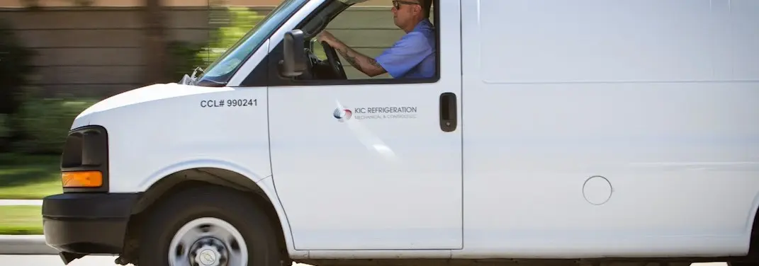 KIC Refrigeration service vehicle serving Mexico area